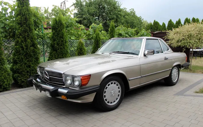 mercedes benz Mercedes-Benz SL cena 99000 przebieg: 135893, rok produkcji 1986 z Poznań